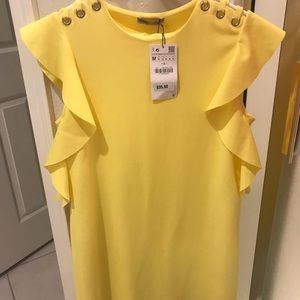 Zara yellow dress